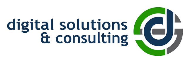Logo digital solutions und consulting – Referenzkunde von Sales4IT aus der Digital- und Consulting-Branche